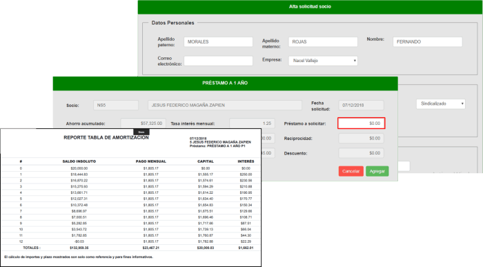 Software Caja de Ahorros